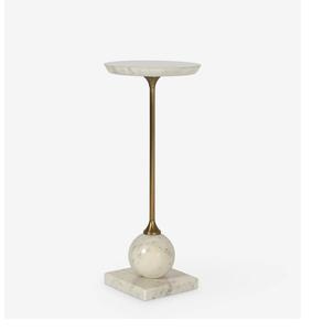 Mesa de comedor de mármol moderna con logotipo personalizado para decoración de muebles de restaurante de sala de estar. - Product Image 1