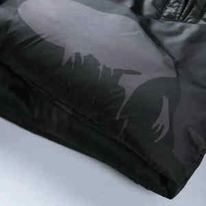 OEM แจ็กเก็ตแบบลำลองของผู้ชายผ้าหนาอบอุ่นพิมพ์ลายดอกไม้คอตั้งไซส์ใหญ่ผ้าแคนวาสกันน้ำ - Product Image 4