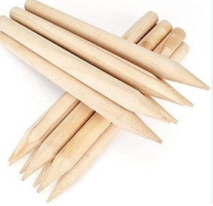 Durable Hardwood Round <b>Stakes</b>, Ideal for Farming, <b>Gardening</b>, and Construction Projects. - Product Image 6