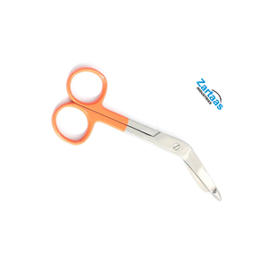 Ciseaux à pansements Lister en acier inoxydable de haute qualité - Poignées revêtues de couleur 5,5 pouces Ciseaux chirurgicaux - Product Image 6