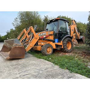 Bon prix Case 580 super N 8.6 tonnes Mini tracteur compact à roues hydraulique d'occasion avec chargeur frontal et pelleteuse - Product Image 2