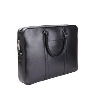 Elegante Maletín para Portátil de Cuero Marrón con Panel Solar, Cremallera, Correa de Hombro Ajustable, Estilo Casual, Impermeable, para Oficina, Trabajo, Escuela - Product Image 2