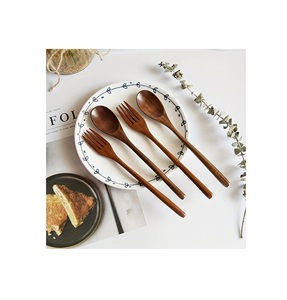 Chất lượng cao bằng gỗ thiết lập dao kéo thiết kế mới nhất Flatware muỗng nĩa dao thiết lập dao kéo cho đồ ăn thiết lập dao kéo - Product Image 4
