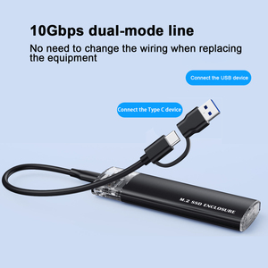 Nouveau boîtier de disque dur portable sans outil M2 Boîtier de disque SSD à semi-conducteurs Type-C 3.1 M.2 - Product Image 4