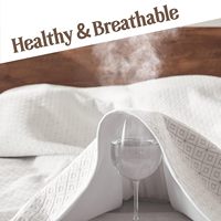 Haute qualité écologique certifié OEKO-TEX ajusté respirant coton éponge imperméable protège-matelas couverture reine drap de lit