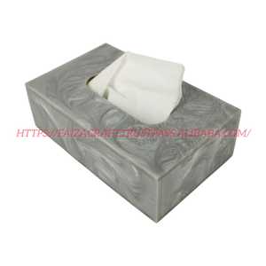 Resin Tissue Box Inspired by Indian Tradition for Necklace and <b>Earring</b> Storage - Product Image 4
