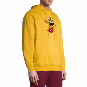 Sweat à capuche épais en coton mélangé personnalisé OEM polaire éponge française entièrement personnalisé sweats à capuche brodés en chenille pour hommes - Product Image 4