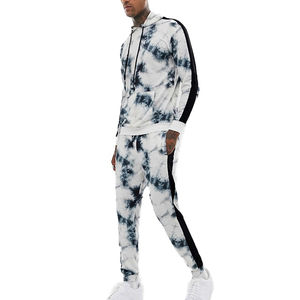 Ropa de calle de moda de alta calidad, chándal con tinte de corbata, transpirable, de alta calidad, personalizada, de algodón y poliéster, para hombre - Product Image 6