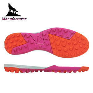 Crampons de football américain en cuir pour hommes OEM d'usine semelles de chaussures bottes de football bon marché personnalisées nouvelles semelles de chaussures de football en salle - Product Image 2