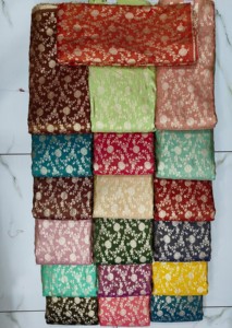 Tela de brocado de seda Premium 100% Textil tejido Jacquard de alta calidad para tapicería y manualidades de moda-Suministro al por mayor y a granel - Product Image 2