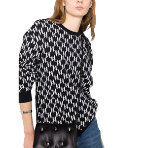 เสื้อสเวตเตอร์ระบายอากาศสำหรับผู้หญิงสำหรับฤดูหนาวเสื้อสเวตเชิ้ต100% ผ้าฝ้ายธรรมดาธรรมดาขนาดใหญ่ออกแบบได้ตามต้องการ - Product Image 5