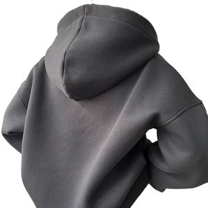 Oem Drop Shoulder Heavyweight 100% algodón de gran tamaño sudaderas con capucha de mujer de manga larga con estampado de letras sudaderas con capucha para mujer - Product Image 6