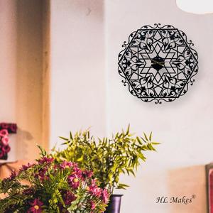 European Style Modern 60cm Steel Single Face <b>Wall</b> <b>Clock</b> <b>for</b> <b>Living</b> <b>Room</b> Unique Art Deco Design Quartz Needle Display Antique - Product Image 5