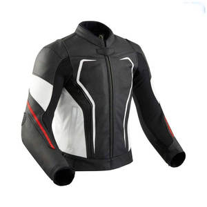 Chaqueta de Motociclista de Cuero para Hombre, Nueva Llegada, Estilo Elegante, la Mejor Calidad, Impermeable, Resistente al Viento, Estampada, Color Atractivo, Moderna - Product Image 3