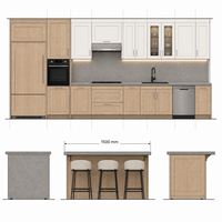 Gabinetes de Cocina Estilo Shaker al por Mayor para Constructores, Contratistas y Proyectos de Viviendas Multifamiliares con Diseños de Gabinetes Personalizados