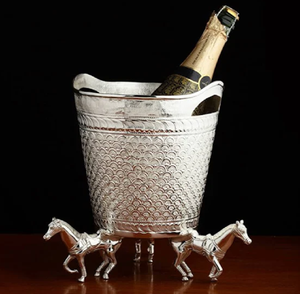 Seau à vin en aluminium peint, écologique, petit, efficace, conteneur isolé, refroidissement des boissons, métal, disponible en gros - Product Image 6