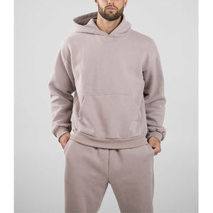 เสื้อฮู้ดแขนยาวสำหรับผู้ชายทรงพอดีตัวพิมพ์ลายพัฟ3D - Product Image 3