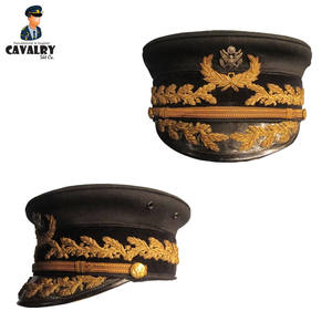 CAVALRY SKT COMPANY Gorros de oficial de talla grande hechos a mano de la más alta calidad, el mejor producto premium clásico, gorras de oficial para hombre - Product Image 5