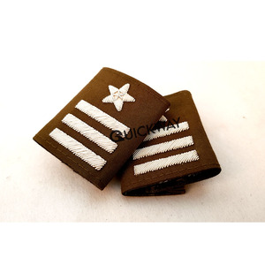 Épaulettes uniformes de compagnies aériennes professionnelles en gros personnalisées OEM épaulettes souples à enfiler pour les cérémonies - Product Image 4