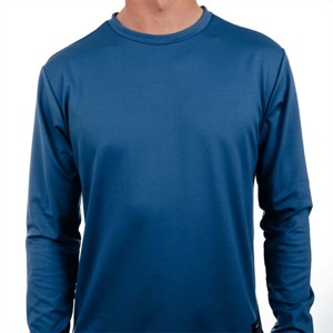 Logo personnalisé pour hommes Eversoft polaire sweats à col rond évacuation de l'humidité respirant tailles coupe fuselée sweat-shirt à col rond - Product Image 2
