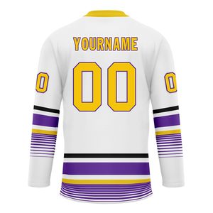 เสื้อฮอกกี้น้ำแข็งคอวีแบบแห้งเร็ว ระบายอากาศได้ดี ป้องกันแบคทีเรีย ผลิตตามสั่ง คุณภาพสูง โพลีเอสเตอร์ ขายส่ง จำนวนมาก พร้อมบริการซับลิเมชั่น - Product Image 2