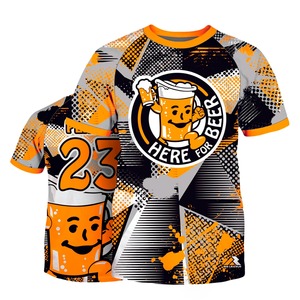 Uniforme de Softbol Sublimado de Talla Grande, Diseño a Todo Color, Tela Transpirable de Secado Rápido, Se Aceptan Logotipos de Equipos Personalizados - Product Image 5