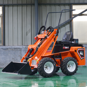 CE EPAユーロ5ミニスキッドステアポンプ<span class=keywords><strong>2</strong></span>トンローダースノーブロワー家庭用INFRONT 4x4トレンチャースキッドステア1年 - Product Image 3