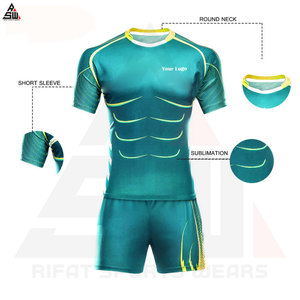 Uniforme de Rugby Personalizado de Alta Calidad, Deportivo Profesional, de Secado Rápido, Transpirable, Manga Corta, Precio de Fábrica, Unisex - Product Image 3