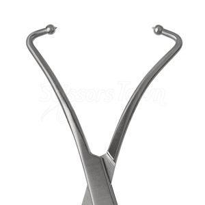 คีมยึดกระดูกแบบพรีเมี่ยมปลายโค้ง6นิ้ว3.0มม. พร้อมวงล้อล็อคสเตนเลสที่ทนทานยึดสำหรับศัลยกรรมกระดูก - Product Image 5