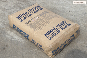 Cendres volantes gris clair en poudre, matériau de construction pour mélanges de béton et de mortier, 25 kg/sac - Product Image 4