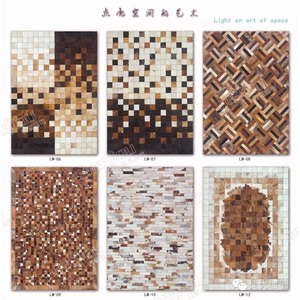Série 10-LUXEMBOURG, objet décoratif classique pour la maison avec motif patchwork - Product Image 4