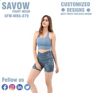 Shorts de sport taille haute sans couture pour femme, leggings courts push-up pour le yoga et l'entraînement - Product Image 3