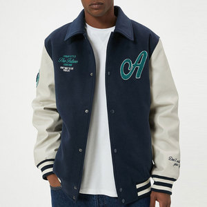 Veste universitaire élégante de style urbain pour hommes - Veste universitaire de qualité supérieure avec lettre brodée, logo personnalisé - Product Image 4