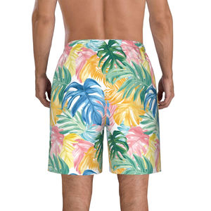 Shorts de bain pour homme personnalisés, séchage rapide, écologiques, antibactériens, pour la plage, le surf, imprimés par sublimation, unis - Product Image 2