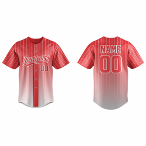 Uniforme de Béisbol con Botones para Hombres Adultos, Diseño Personalizado con Bordado, Logotipo del Equipo, Nombre y Número, Tallas Grandes, Secado Rápido y Transpirable - Product Image 3