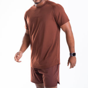 Conjunto Deportivo de Verano para Hombre, Dos Piezas, Camiseta y Pantalones Cortos, Personalizado, de Algodón Transpirable, Manga Corta, para Jóvenes - Product Image 5