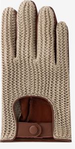 OEM Driven Gants Mode Respirant Crochet Cachemire En Cuir Véritable Robe De Conduite Gants Bouton Sangle Meilleur pour Adulte Hommes Femmes - Product Image 4