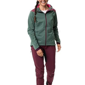 New Arrival Quick Dry <b>Women</b> Softshell <b>Jackets</b> Breathable <b>Lightweight</b> Plain Dyed Cotton Filled Finished - Product Image 3