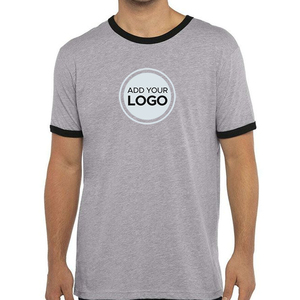 T-shirt unisexe en jersey 100% coton avec logo personnalisé, t-shirts de sport pour hommes, manches courtes, t-shirts de musculation, t-shirts de gym - Product Image 2