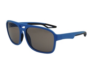 Lunettes de soleil mode unisexe de loisirs avec protection UV400 Lentilles PC à cadre bleu et conception à jante complète - Product Image 1