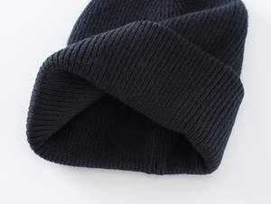 หมวกบีนนี่ไหมพรม/ผ้าฝ้าย ดีไซน์ใหม่ปี 2025 ระบายอากาศ กันน้ำ ลายแจ็คการ์ดถักมือ ลายเรียบ สำหรับผู้ใหญ่ 男女兼用 บริการ OEM - Product Image 4