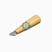 Couteaux à découper le bois de qualité supérieure en acier inoxydable de qualité industrielle, manche en bois, logo personnalisé OEM, garantie 1 an, Gray Rocks