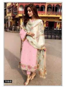 Nuevo Diseño de Salwar Kameez Pakistaní Formal, Tela de Mezcla de Seda, Bordado Elegante, Traje de Tres Piezas para Ocasiones Especiales, por Exportación - Product Image 2