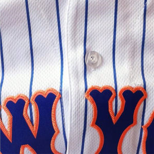 Diseña Tu Propia Camiseta de Béisbol con Logotipo Impreso, Camiseta de Béisbol de Botones Completos, Material 100% Poliéster, Camiseta de Béisbol de Buena Calidad - Product Image 4