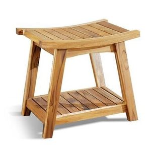 Banc de douche en teck, fabriqué en Indonésie - Product Image 2