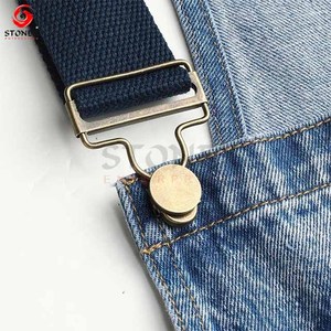 2023 Spring Summer New Fashion Denim Jumpsuit Knee Length Vintage Sleeveless Side Pockets Trendy <b>Women's</b> <b>Rompers</b> - Product Image 3