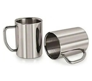 Customized Logo Stainless Steel Double Wall Coffee & Tea Cup, Double-walled steel coffee and tea <b>mug</b>, steel tea and coffee cup - Product Image 6