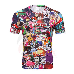 Camisetas Unisex Sublimadas con Diseño de Logotipo Personalizado, Secado Rápido y Transpirables, Todas las Tallas, Cualquier Color - Product Image 1