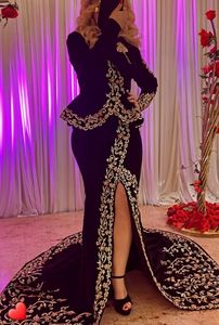 CAFTAN de styliste pour tenue de soirée, décoration de belles perles de cristal, travail de pierre de verre pour tenue de soirée/mariage @ 2022 - Product Image 2
