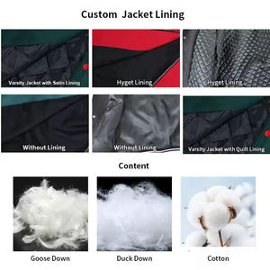 Veste d'hiver rembourrée en coton OEM Vestes à bulles dégradées pour hommes conception personnalisée impression par sublimation complète - Product Image 5